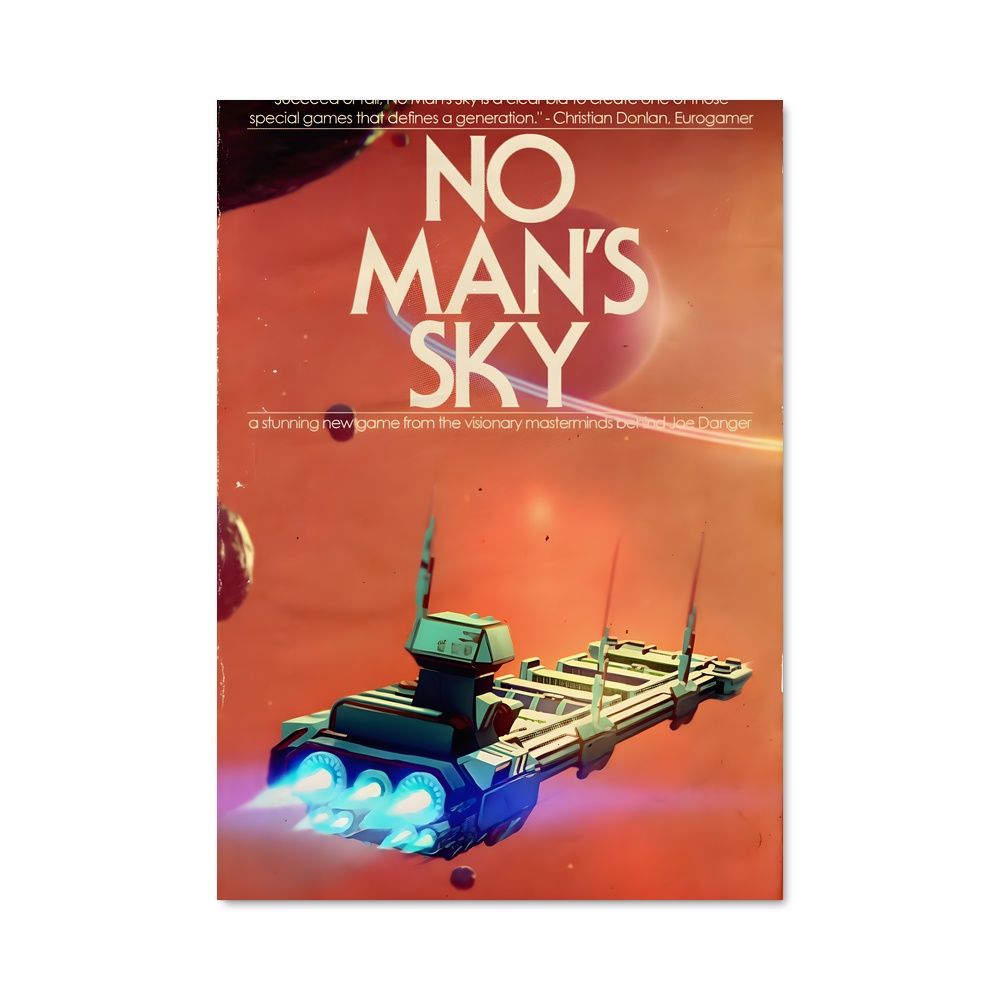 Poster man sky Schr